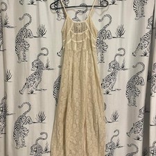 Raga Crochet Maxi Dress Tan