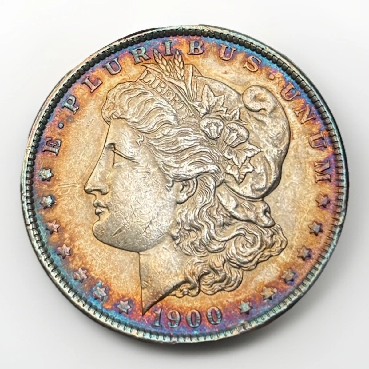 Uncirculated Uncertified 1900 Year Morgan US Dollars (1878-1921