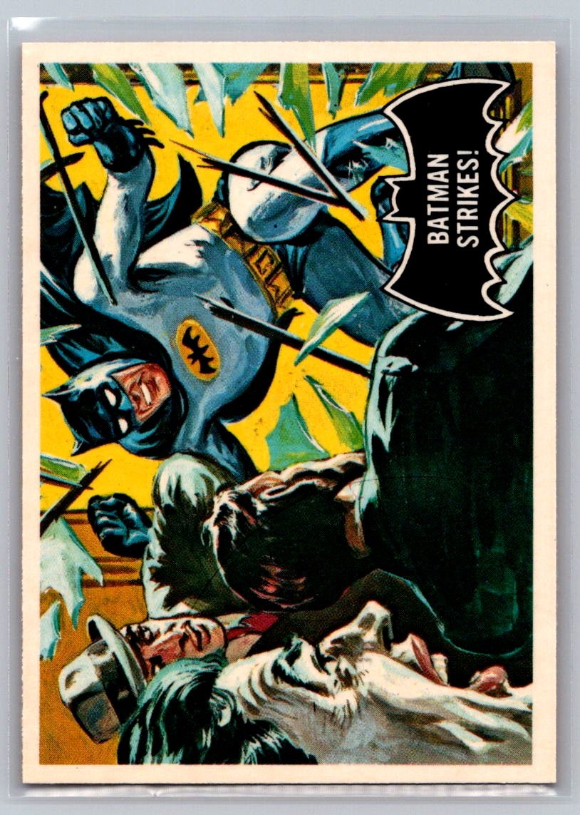 1989 Topps Batman Deluxe Reissue Edition #12 Batman Strikes!
