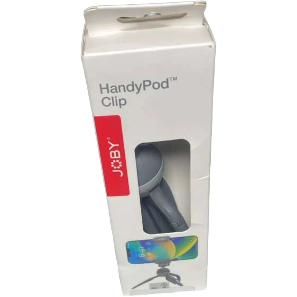 JOBY HandyPod Clip Tripod Phone Mount Foldable Tabletop Grey Vlogging Camera - Image 4 of 4
