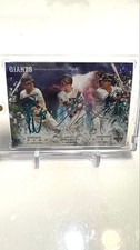 [Super Rare] BBM Cross Foil Sign Hayato Sakamoto Tatsunori Hara Shinnosuke Abe