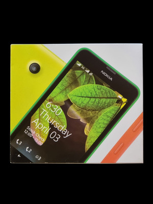 Nokia Lumia 630 Dual SIM   Box Only   Nur Verpackung, mit Beilagen