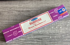 Satya Incense Sticks 15gr Pack of 12 Sticks Scent: Sunrise