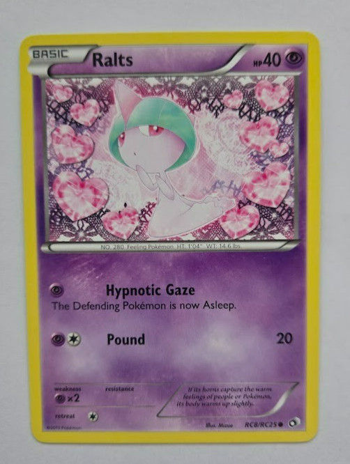 2013 Pokemon Legendary Treasures: Radiant Collection RC8/RC25 Ralts - NM