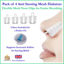 Nasal Dilator Anti Snoring Snore Easy Breathe Nose Clip Stop Snore Apnea Aid UK