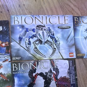 LEGO BIONICLE Instructions Manual Booklet Only Lot 8911 8747 8978 8988