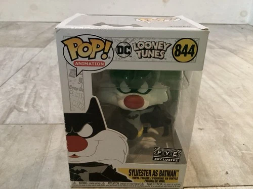 Funko Pop! DC Looney Tunes Sylvester As Batman FYE Exclusive 844