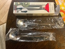 2 Stück WMF Cromargan  Kiwilöffel gezahnt unbenutzt