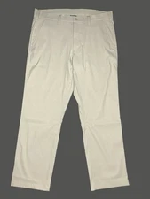 NEW Eddie Bauer Relaxed Fit Khaki Pants Mens 36x32 Flat Front Straight Leg Golf