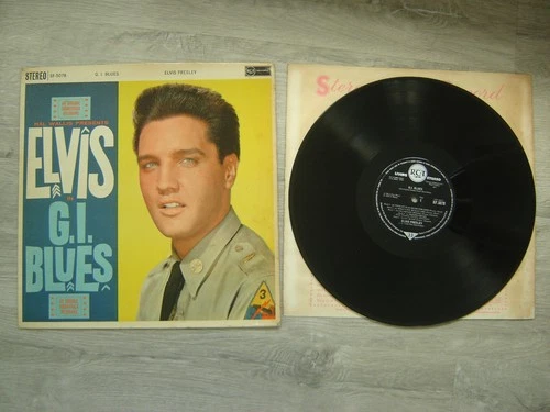 Elvis G.I  Blues  STEREO Big silver spot UK  LP