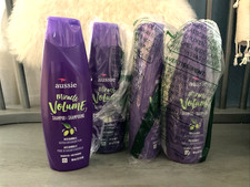 LOT 4 Aussie Miracle Volume Shampoo With Bamboo  Australian Kakadu Plum 12.1 oz