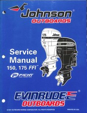 Johnson Evinrude Manuale di Servizio Fuoribordo 150 175 FFI Iniezione Carburante 1997