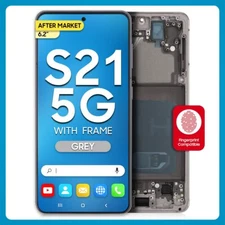 Samsung S21 5G LCD Screen Touch + Frame Compatible Phantom Grey Display