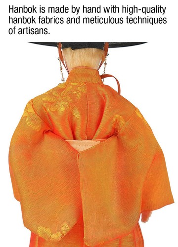 MATTEL BTS Puppen JIN koreanische traditionelle handgefertigte Kleidung (Hanbok) Puppen 11,5" - Bild 7 von 13