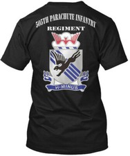 505th Parachute Infantry Regiment H-minus T-Shirt Made in the USA Size S to 5XL