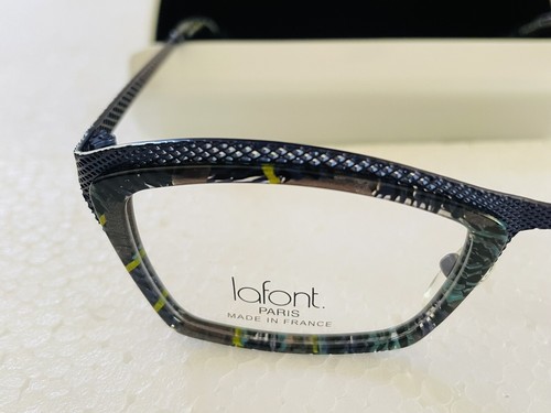 Jean Lafont Eyeglass Frames Blue-Purple/Paris Variation 2030 49-23-133 France - Picture 10 of 12