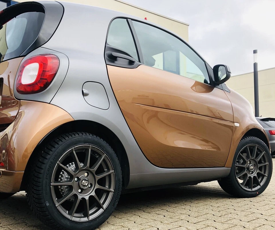 MSW 85 Alufelgen smart fortwo 453 Winterreifen Michelin 16 Zoll grau by OZ - Bild 3 von 4