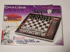 Vintage Excalibur Stiletto II Electronic Chess Game Read Description