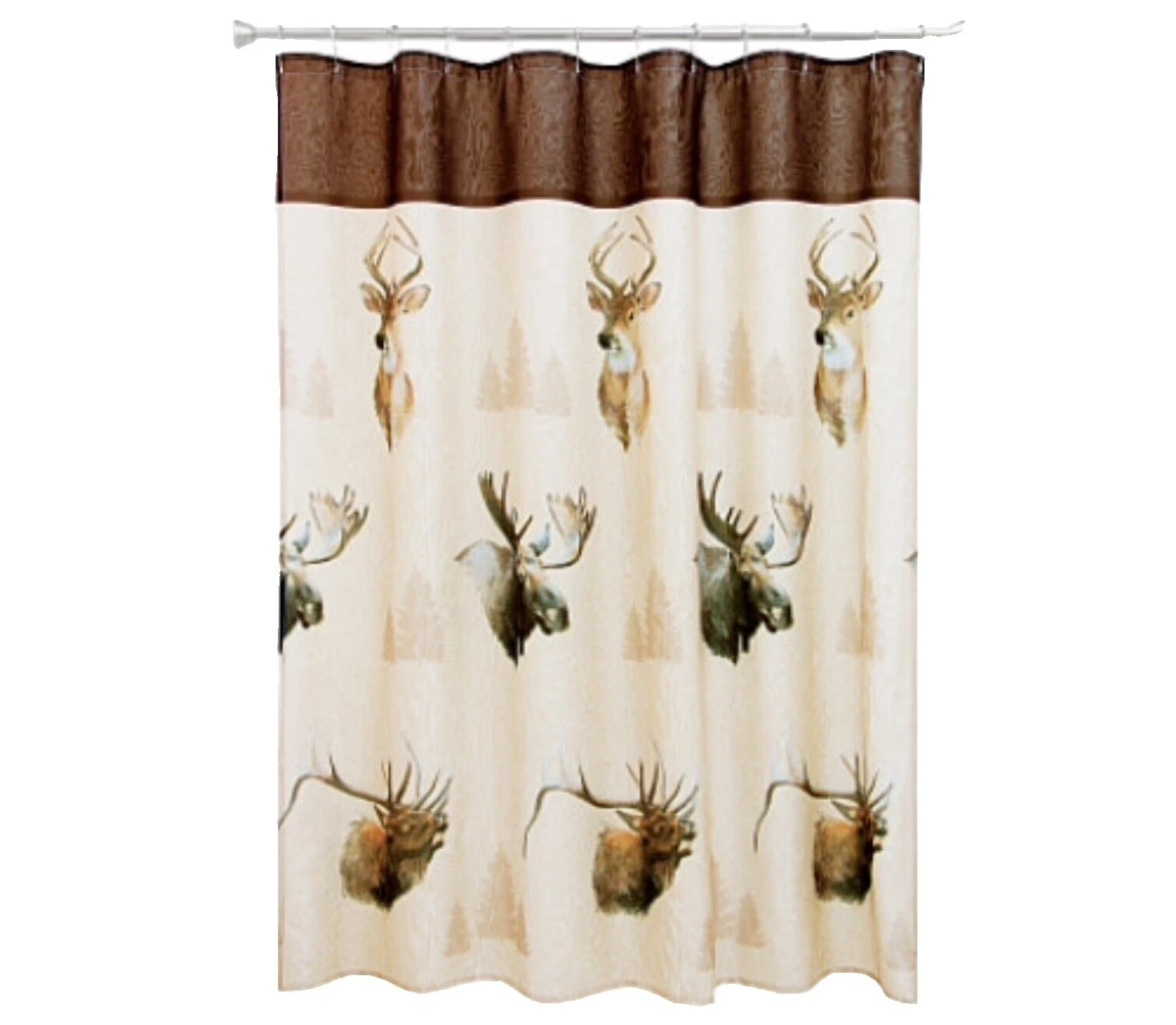 Полиэстер шторы для душа с анималистичным принтом деревенские/примитивные
