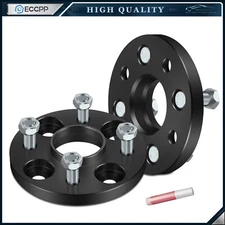2Pcs 15mm 4x100 Hub Centric Wheel Spacers 12x1.5 For Honda Fit Civic Mini Cooper