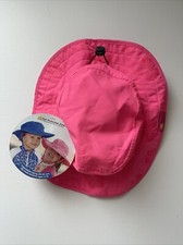New Sun Protection Zone Child Safari Hat - Pink, UPF 50 , ages 3-10, adjustable