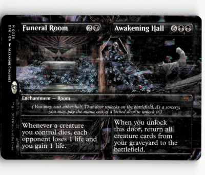 MTG Funeral Room Awakening Hall (Borderless) #338 Duskmourn: House of  Horror | eBay