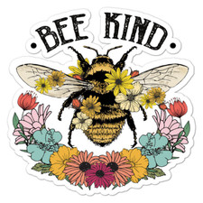 Be Kind Bee Sticker Decal
