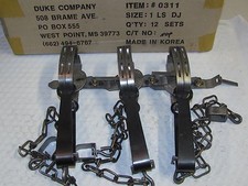 3 Duke 1 Long Spring DJ Foothold Traps Mink Muskrat Gopher Trapping 0311 NEW