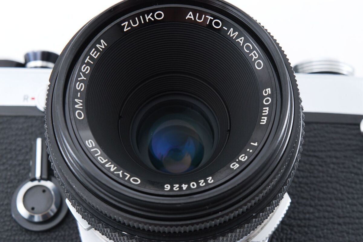 OLYMPUS OM-1 Silver Film Camera Zuiko Auto-Macro 50mm F/3.5 OLYMPUS OM-1 Silver Film Camera Zuiko Auto-Macro 50mm F/3.5