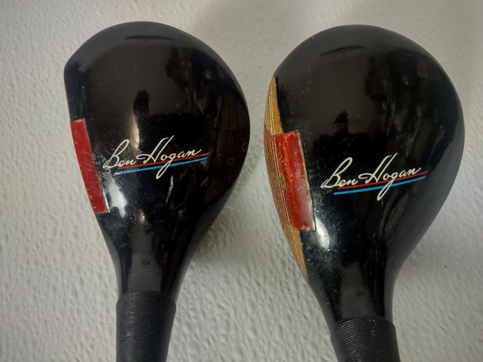 Juego de driver de calle de madera con ranura de velocidad Ben Hogan de colección 3 y 5 ejes de acero diestro palos de golf Foto 2 de 4
