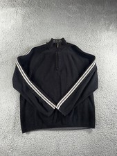 Eddie Bauer Sweater Men Large Tall 1/4 Zip Knit Long Sleeve 90s Y2K Gorpcore