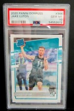 Jake Luton 2020 Panini Donruss Rated Rookie#344 PSA10!Jaguars QB RC/Dolphins-VE5