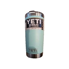 YETI Rambler 20 oz Stainless Steel Vacuum Insulated Tumbler with Lid Seafoam NIB