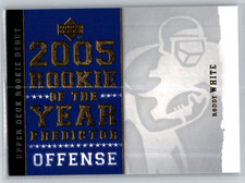 2005 UD Rookie Debut Rookie of the Year Predictors Card #ROY31 Roddy White