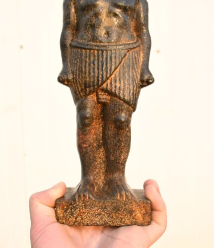 Soldes Statue pharaon sculpture météorite pierre culture Hongshan Chine ancienne 10,4