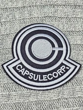 Dragon Ball Capsule Corp Anime Embroidered Iron On Patch