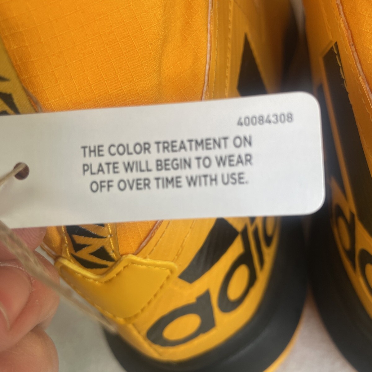 Adidas Nasty 2.0 Torsion Yellow Black Football Cleats 