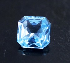 9.50 Ct Natural Ocean Blue Aquamarine CERTIFIED Square Shape Loose Gemstone A 