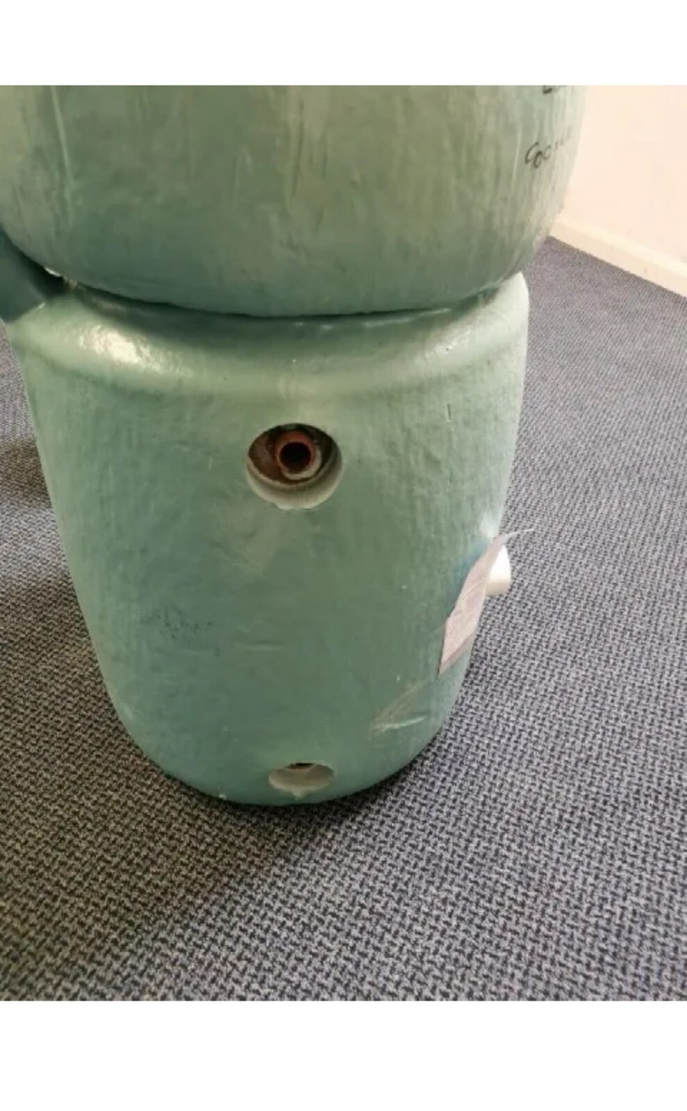 900x 450 quality direct combination hot water cylinder with immersion