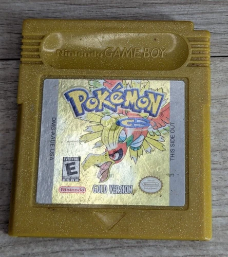 Pokemon Gold Version (Nintendo Gameboy) Cart Only Authentic OEM With New Battery