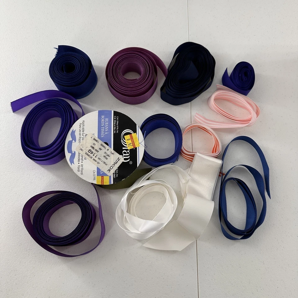 Lot of ribbon and trims for sewing, scrapbooking, journaling or other crafts a - Image 2 of 4