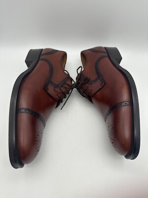 BRAND NEW Magnanni Antonio Men Brown Leather Cap Toe Medallion SZ 11 US 44.5 EU BRAND NEW Magnanni Antonio Men Brown Leather Cap Toe  main image 4