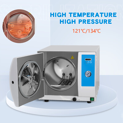 18L Dental Medical Autoclave Vacuum Steam Sterilizer Disinfection Cabine E118 CE
