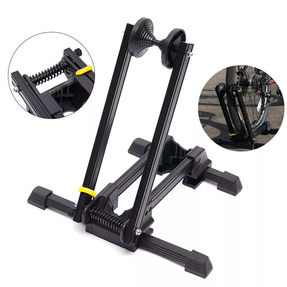 Folding BIKE STAND Portable Bicycle Floor Ground Parking Holder Storage Rack