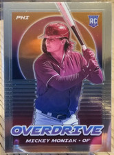 2021 Panini Chronicles Overdrive Mickey Moniak RC #10 Phillies/Angels