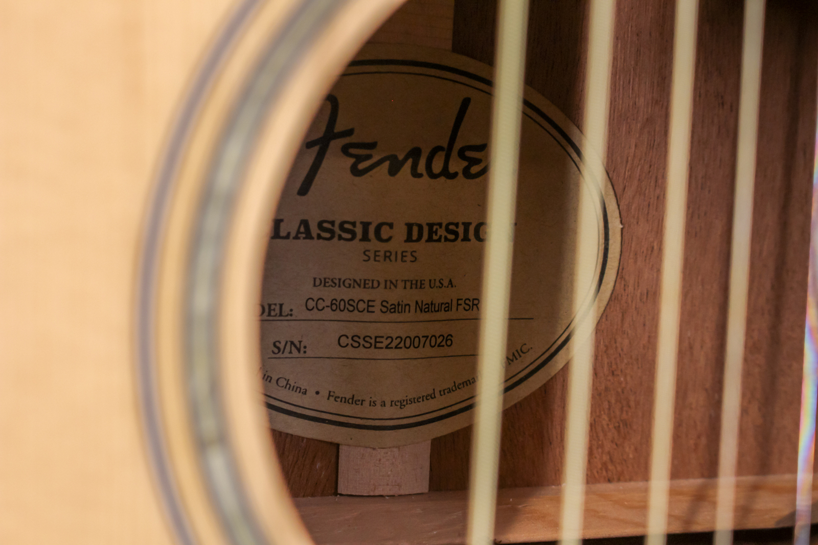 Fender CC60SCE Concert LimitedEdition AcousticElectric Guitar