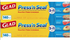 Glad Press N Seal Plastic Wrap, 2 pk./140 sq. ft.