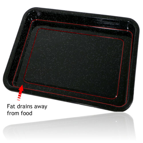 Parrilla Sartén para Horno BELLING Extra Grande Esmalte Vítreo Doble Asas 42x30cm - Imagen 11 de 12