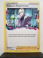 Colress's Experiment 155/196 NM / M - Lost Origin Sword Shield Pokemon Card