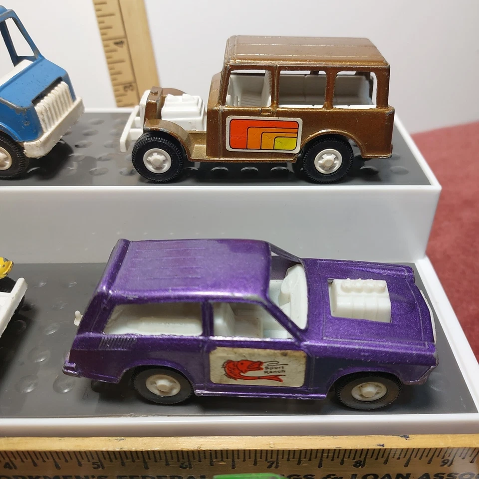 批量 6 - 20 世纪 70 年代 TOOTSIETOY 大众、越野卡车、吉普车、结果巴士、Vega Swat 面板 — 第 3/4 张图片